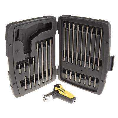 Stanley 1/4 in Hexagon Phillips, Pozidriv, Slotted, Torx Ratchet Screwdriver