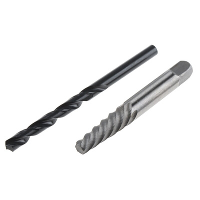 RS PRO 2 piece Steel Screw Extractor