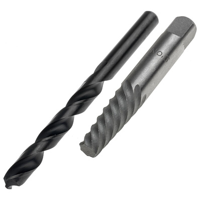 RS PRO 2 piece Steel Screw Extractor