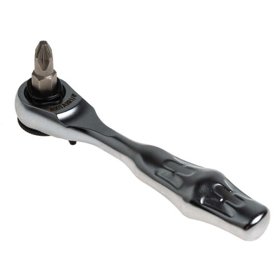 Wera 1/4 in Hexagon Phillips, Pozidriv, Slotted, Torx Ratchet Screwdriver, 87 mm length