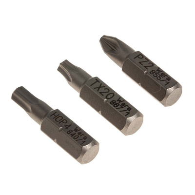 Wera 1/4 in Hexagon Phillips, Pozidriv, Slotted, Torx Ratchet Screwdriver, 87 mm length