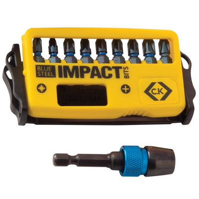 CK Impact Bit Set 10 Pieces, Phillips, Pozidriv