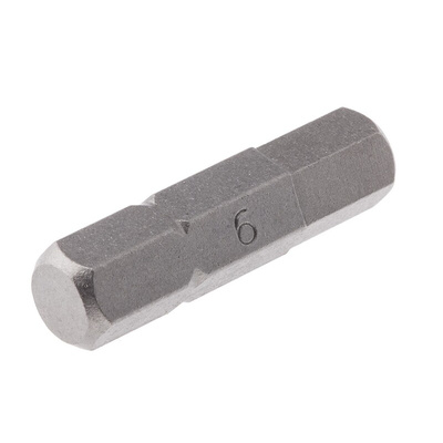 RS PRO Hexagon Screwdriver Bit, 6 mm Tip