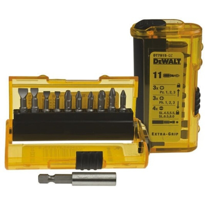 DeWALT Driver Bit Set 11 Pieces, Phillips, Pozidriv, Slotted