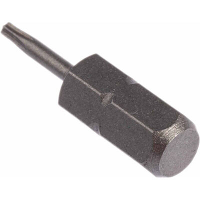 RS PRO Torx Screwdriver Bit, T6 Tip, 25 mm Overall