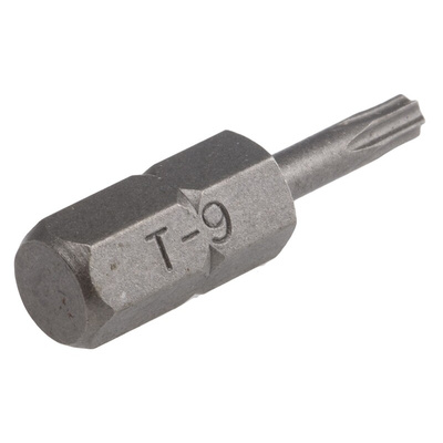 RS PRO Torx Screwdriver Bit, T9 Tip, 25 mm Overall