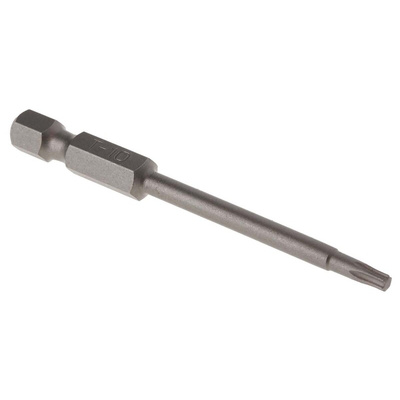 RS PRO Torx Screwdriver Bit, T10 Tip, 70 mm Overall