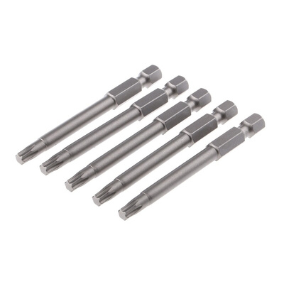 RS PRO Torx Screwdriver Bit, T25 Tip, 70 mm Overall