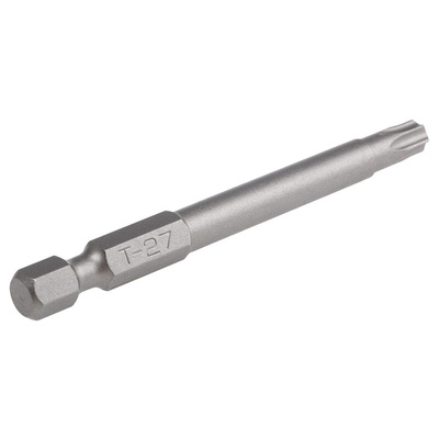 RS PRO Torx Screwdriver Bit, T27 Tip, 70 mm Overall