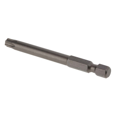 RS PRO Torx Screwdriver Bit, T30 Tip, 70 mm Overall