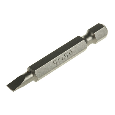 RS PRO Slotted Screwdriver Bit, SL4.5 Tip