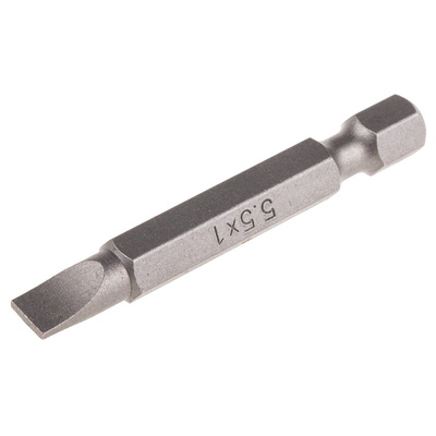 RS PRO Slotted Screwdriver Bit, SL5.5 Tip