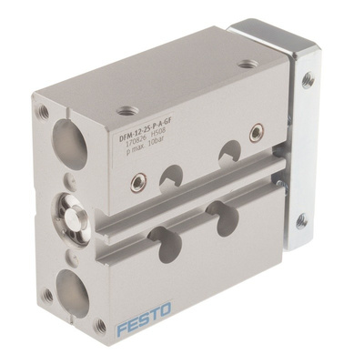 Festo Guide Cylinder 12mm Bore, 25mm Stroke, DFM Series, Double Acting