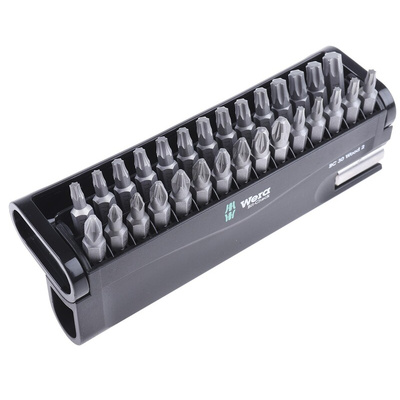 Wera Impact Bit Set 30 Pieces, Hexagon, Phillips, Pozidriv, Torx