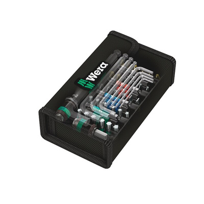 Wera Driver Bit Set 52 Pieces, Hexagon, Phillips, Pozidriv, Slotted, Torx