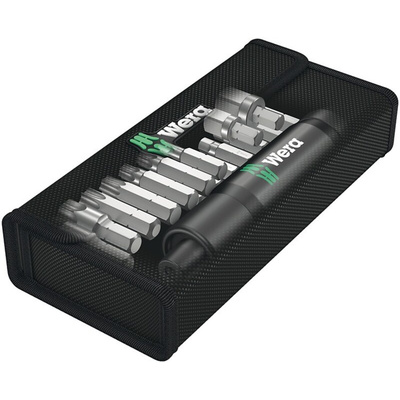 Wera Impact Bit Set 17 Pieces, Hexagon, Phillips, Pozidriv, Slotted, Torx