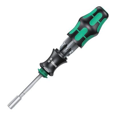 Wera Driver Bit 6 Pieces, Phillips, Pozidriv, Slotted