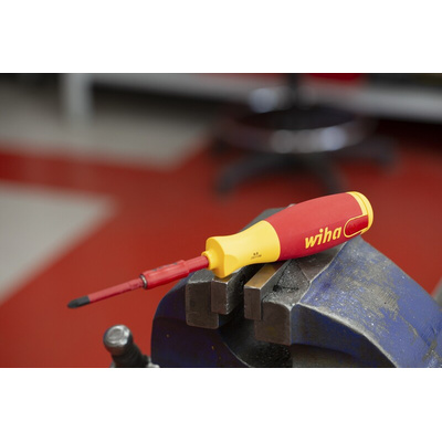 Wiha Driver Bit Set 6 Pieces, Pozidriv, Slotted