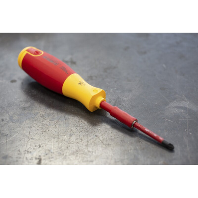 Wiha Driver Bit Set 6 Pieces, Pozidriv, Slotted