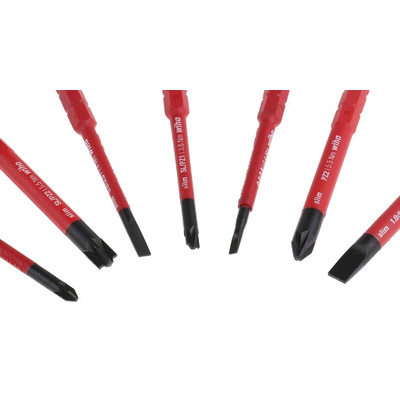 Wiha Driver Bit Set 9 Pieces, Phillips, Pozidriv, Slotted