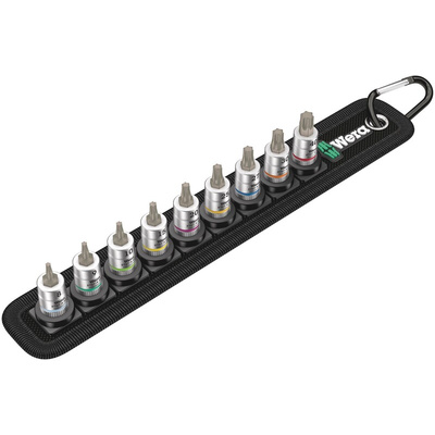 Wera Driver Bit Set 9 Pieces, Torx
