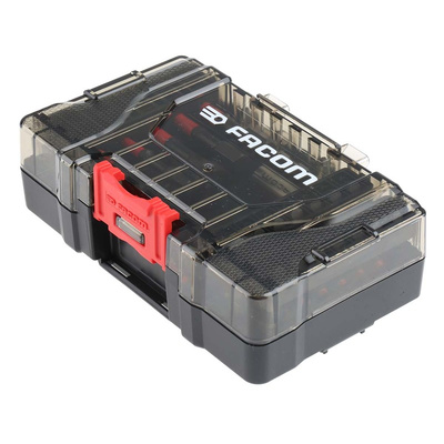 Facom Impact Bit Set 30 Pieces, Hexagon, Phillips, Pozidriv, Slotted, Torx
