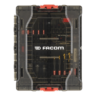 Facom Impact Bit Set 50 Pieces, Hexagon, Phillips, Pozidriv, Torx