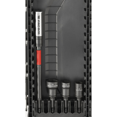 Facom Impact Bit Set 50 Pieces, Hexagon, Phillips, Pozidriv, Torx