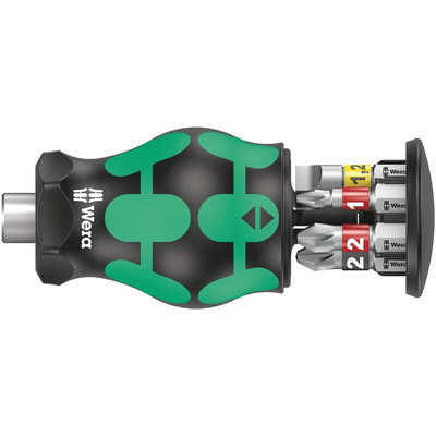 Wera Screwdriver Handle With Bits 6 Pieces