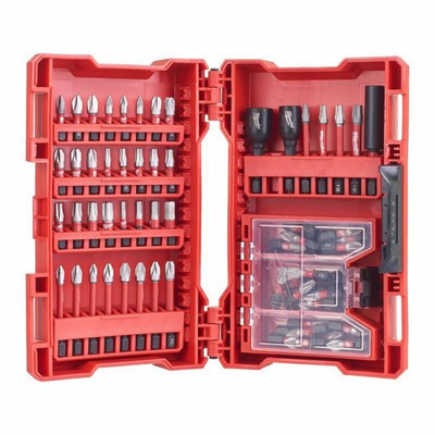 Milwaukee Impact Driver Bit Set 70 Pieces, Hexagon, Phillips, Pozidriv, Slotted, Torx