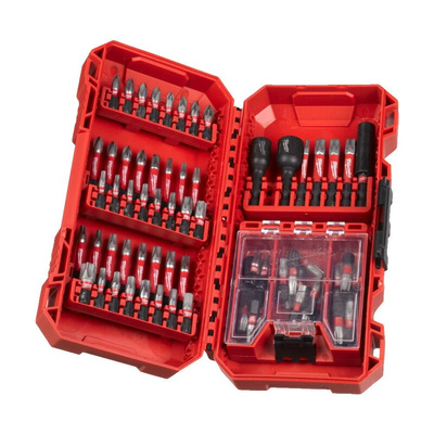 Milwaukee Screwdriver Bit Set 75 Pieces, Hexagon, Square