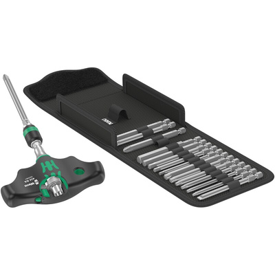 Wera Screwdriver 17 Pieces, Hex-Plus