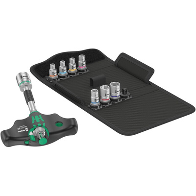 Wera Screwdriver 9 Pieces, Tamperproof Hexagon