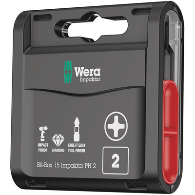 Wera 15 Pieces, Phillips