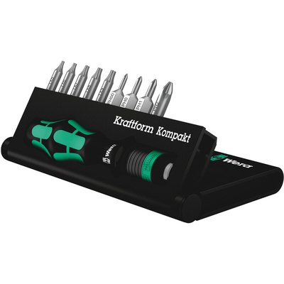 Wera 10 Pieces, Hexagon, Phillips, Torx