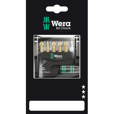 Wera 12 Pieces, Phillips, Pozidriv, Torx