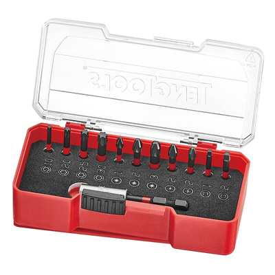 Teng Tools Impact Bit Set Construction With Belt Clip 12 Pieces