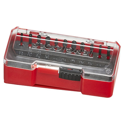 Teng Tools Impact Bit Set Construction With Belt Clip 12 Pieces
