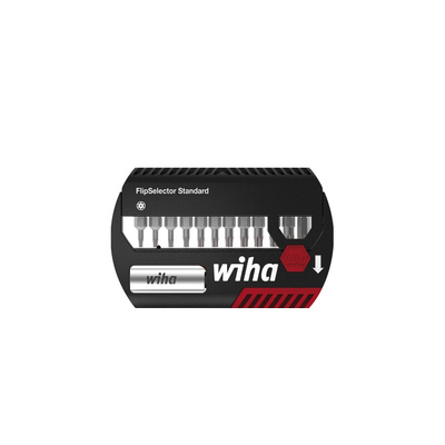 Wiha Tools Electric Bit Set 11 Pieces, Pozidriv, Slotted