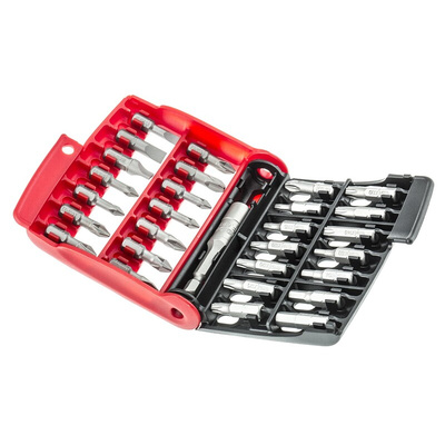 Facom Driver Bit Set 28 Pieces, Hexagon, Phillips, Pozidriv, Slotted, Torx