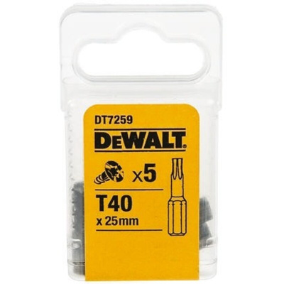 DeWALT Torx Screwdriver Bit, T40 Tip, 25 mm Overall