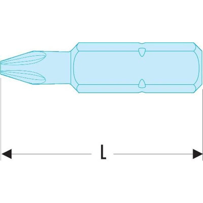 Facom Screwdriver Bit, 5 mm Tip