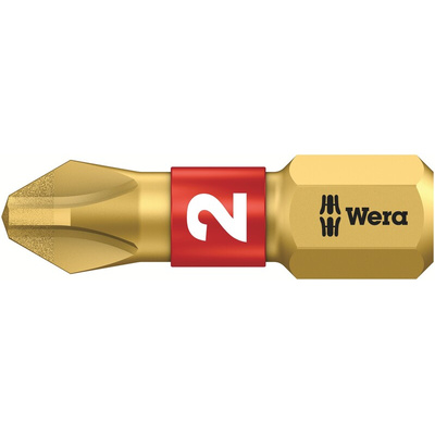 Wera Phillips Screwdriver Bit, PH2 Tip