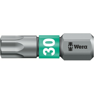 Wera Torx Screwdriver Bit, T30 Tip