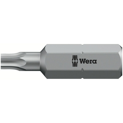 Wera Tamperproof Torx Screwdriver Bit, T10 Tip