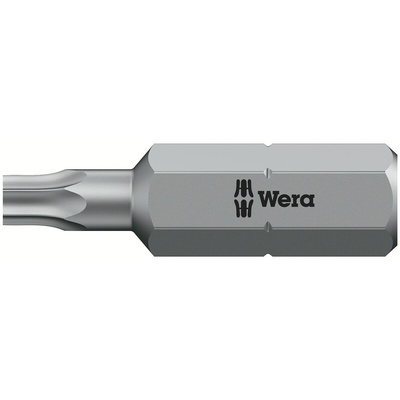 Wera Tamperproof Torx Screwdriver Bit, T15 Tip