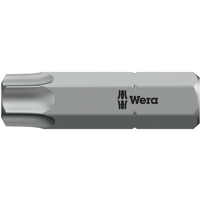 Wera Tamperproof Torx Screwdriver Bit, T40 Tip