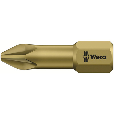 Wera Pozidriv Screwdriver Bit, PZ2 Tip