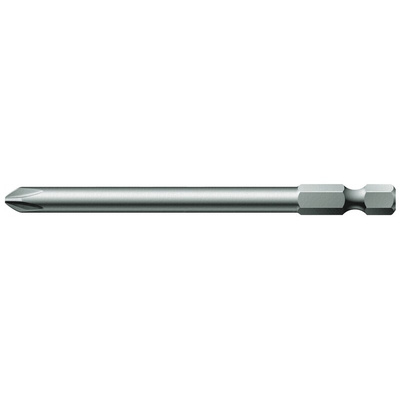 Wera Phillips Screwdriver Bit, PH2 Tip, 89 mm Overall