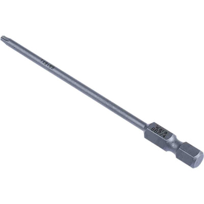 Wera Torx Screwdriver Bit, TX8 Tip, 89 mm Overall